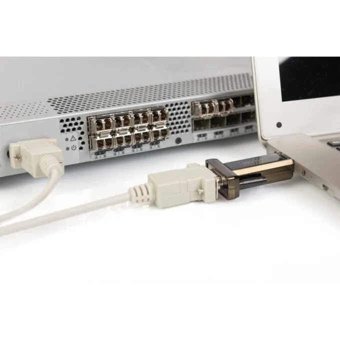DIGITUS Adapter USB2.0 A - to seriell D-Sub9 St St + 0.8m Kab retail - Black — image 7