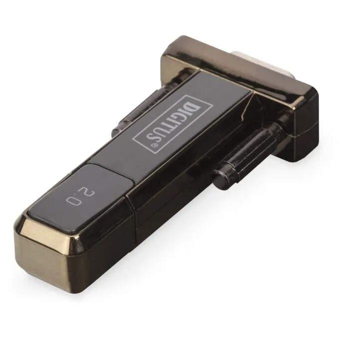 DIGITUS Adapter USB2.0 A - to seriell D-Sub9 St St + 0.8m Kab retail - Black — image 8