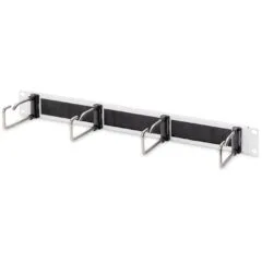 DIGITUS Cable Management Panel with Steel Brackets and Brush Strip - 19'' 1U