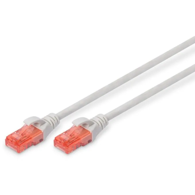 DIGITUS CAT 6 U/UTP Patch Cable - Grey, 2.5 m, LSZH — image 1