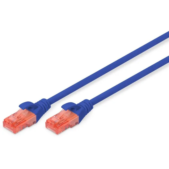 DIGITUS CAT 6 U/UTP Patch Cable - LSZH - 0.25 m - Blue — image 1