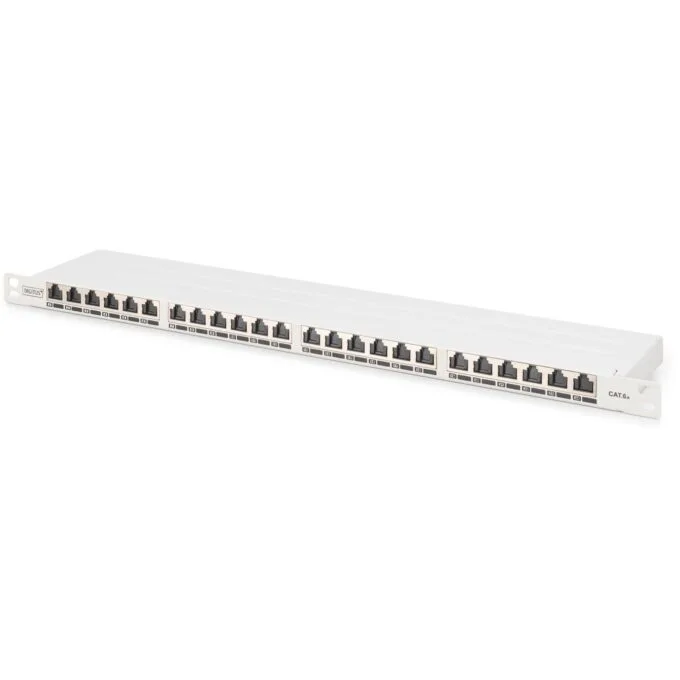 DIGITUS CAT 6A High-Density Shielded Patch Panel - Class EA - 19-Inch Rack — image 1