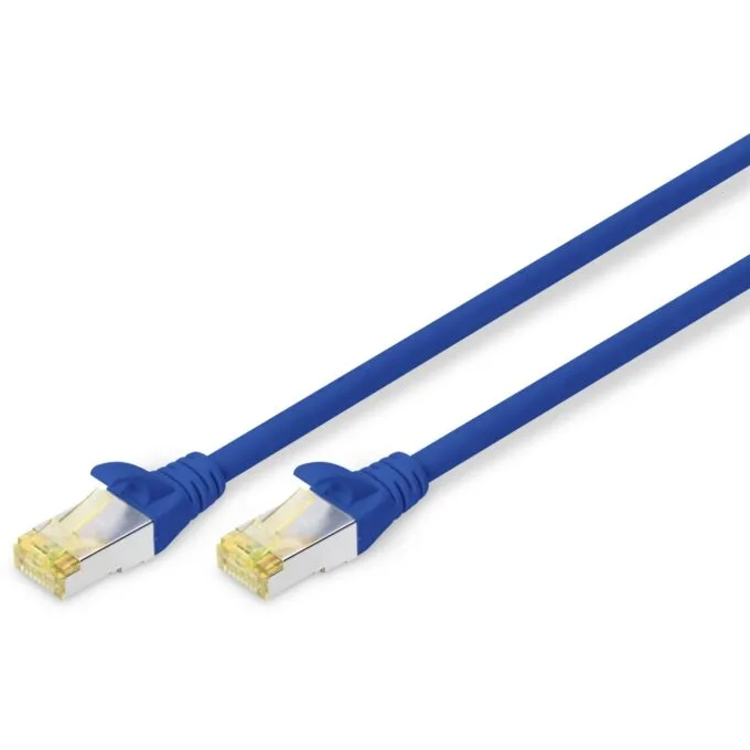 DIGITUS CAT 6A S FTP Patch Cable - 3 m - Blue — image 1