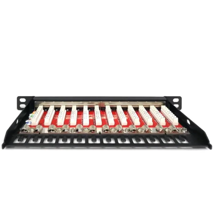DIGITUS Cat.6A Shielded Slim Patch Panel - 0.5U - 12-Port — image 4