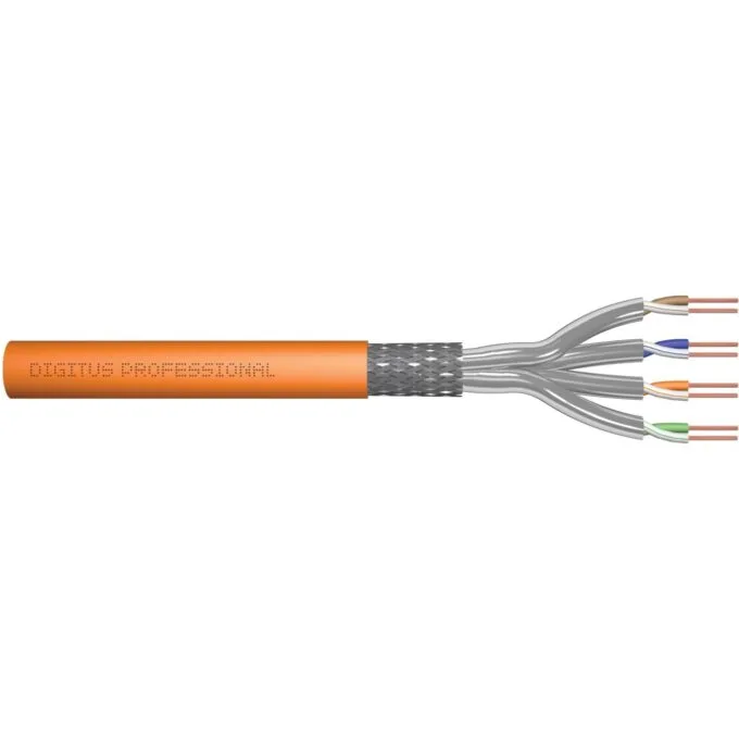 DIGITUS CAT.7 S-FTP Installation Cable - 250 m - 1200 MHz, Shielded, Solid Copper — image 1