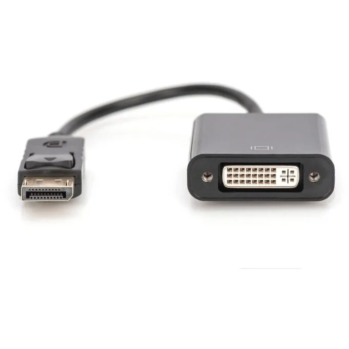 DIGITUS DisplayPort Adapter - DPort - DisplayPort to DVI-I Adapter, Black, 0.15 m — image 2