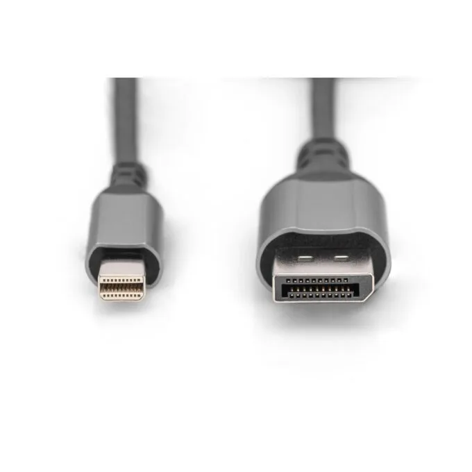 DIGITUS DisplayPort Cable Mini DP to DP 8K 2m - Black — image 2