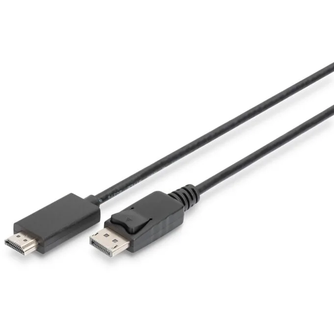 DIGITUS DisplayPort to HDMI Cable - DPort - 8K, 1 m, HDMI 2.1 Ultra High Speed — image 1