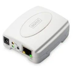 Digitus DN-13003-2 USB 2.0 Fast Ethernet Print Server - White