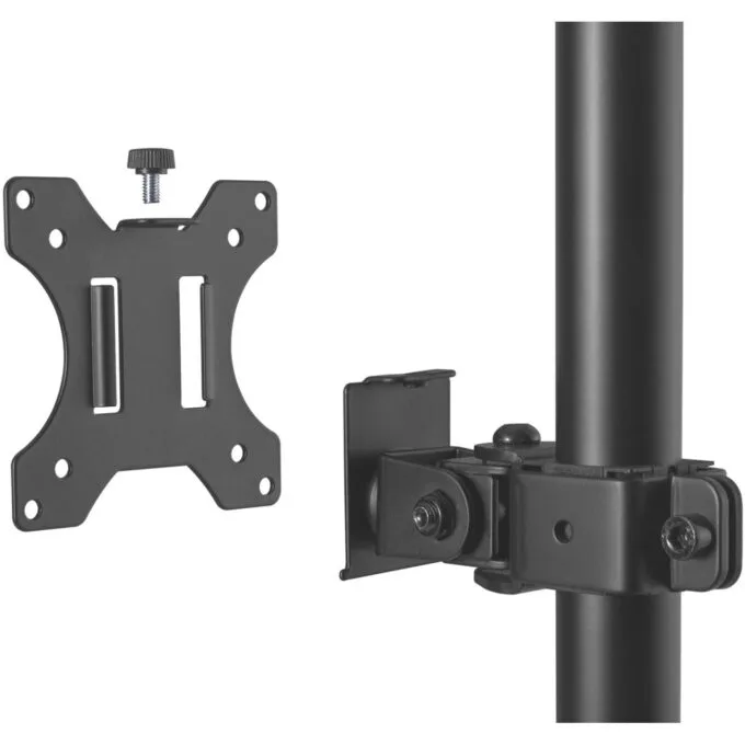 DIGITUS Dual Monitor Vertical Mount 17-32in (43-81cm) Desk Clamp - 2x Arm, 8 kg per arm - Black — image 6