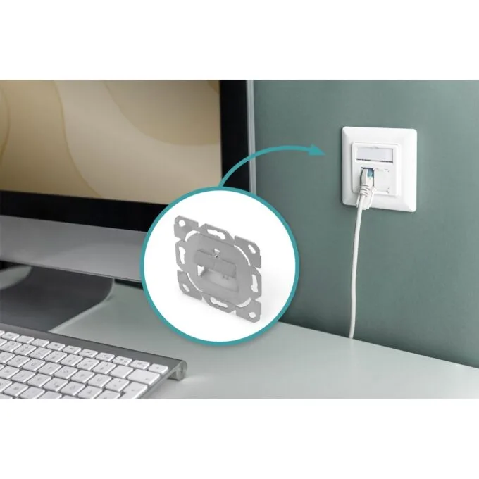 DIGITUS Empty Junction Box - Without Central Plate, Without Frame, Designable — image 2