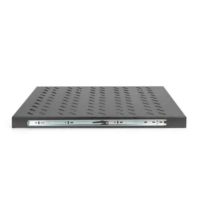 DIGITUS Extendible Shelf - Black - 1U, 483mm W x 570mm D — image 3