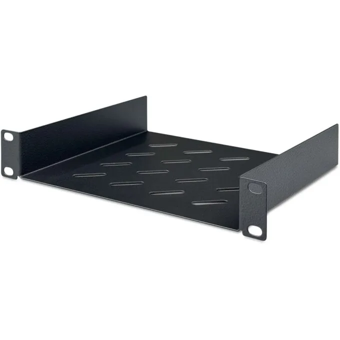 DIGITUS Fachboden 1HE 254 mm (10') - 1U rack shelf, 254 mm depth — image 1