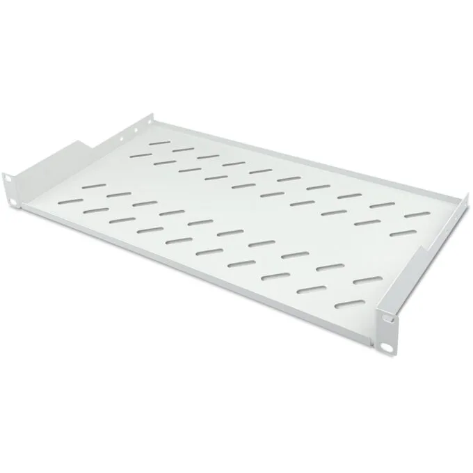 DIGITUS Fachboden 1HE 45x483x250mm bis 15kg grau - Fixed Shelf 1U, 483mm W x 250mm D — image 1