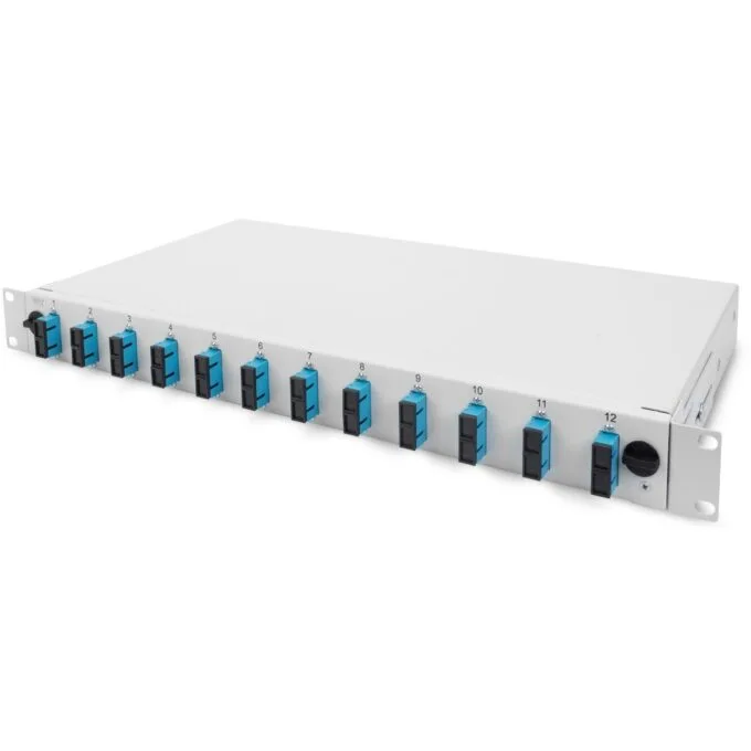 DIGITUS fiber optic splice box 1U unpopulated extendable quick-lock - Indoor steel — image 2