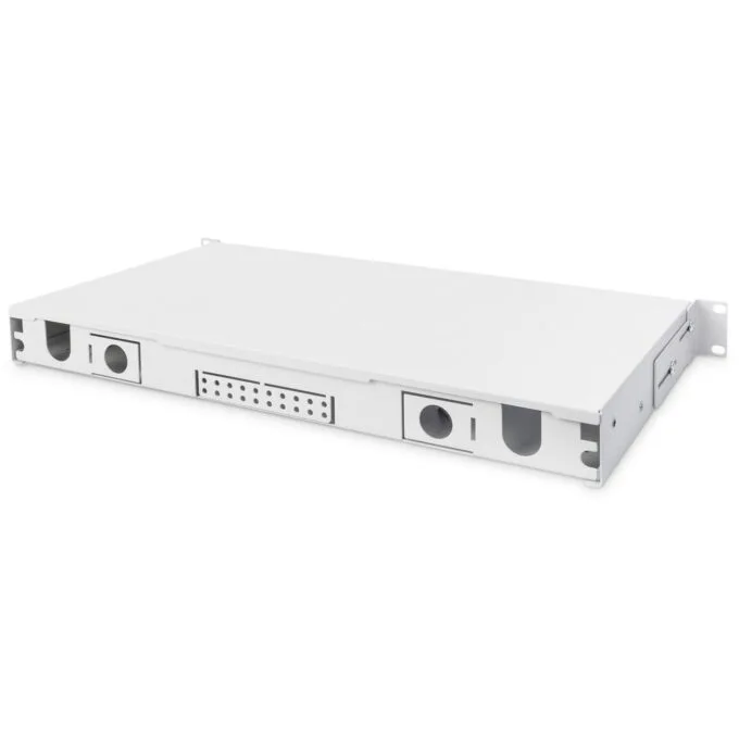 DIGITUS fiber optic splice box 1U unpopulated extendable quick-lock - Indoor steel — image 5