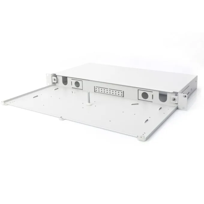 DIGITUS fiber optic splice box 1U unpopulated extendable quick-lock - Indoor steel — image 6