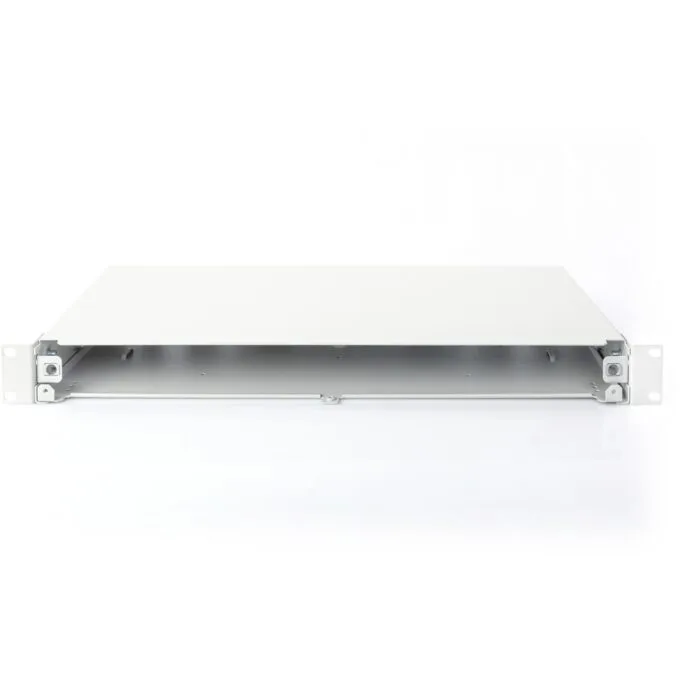 DIGITUS fiber optic splice box 1U unpopulated extendable quick-lock - Indoor steel — image 7