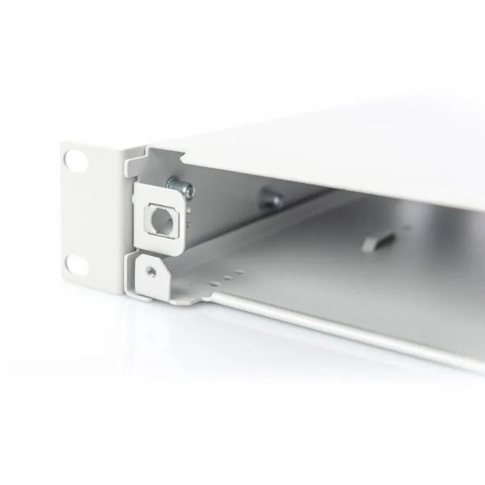 DIGITUS fiber optic splice box 1U unpopulated extendable quick-lock - Indoor steel — image 8