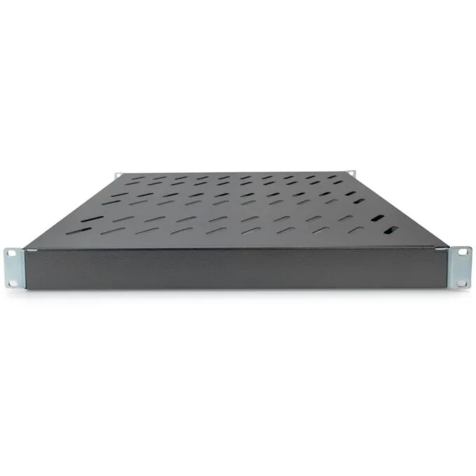 DIGITUS Fixed Shelf 1HE 44x482x350-500mm for 19-inch Cabinets - Black, 1U, Depth 350-500 mm — image 3
