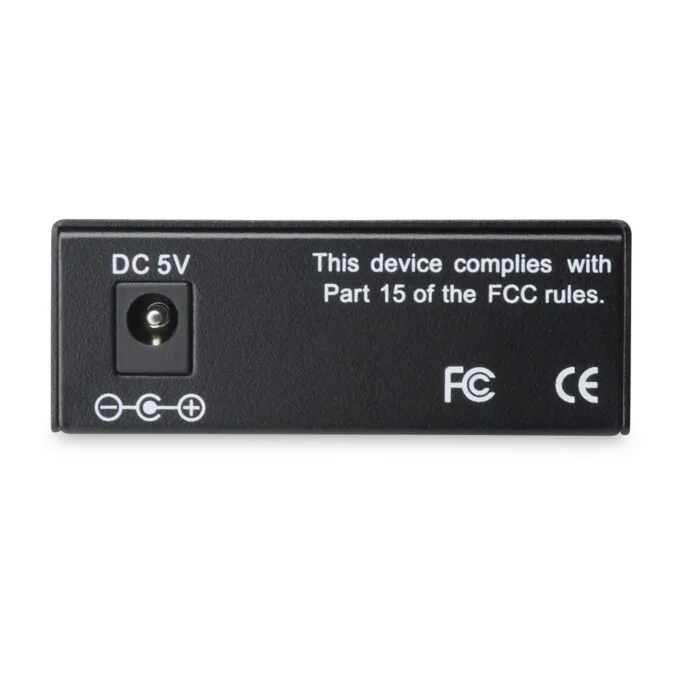 DIGITUS Gigabit Media Converter RJ45 to SFP - Black - 1 Gbps, External Power — image 6