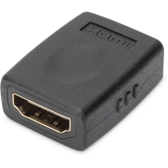DIGITUS HDMI Adapter 4K - Black, 3D capable, Ethernet — image 1
