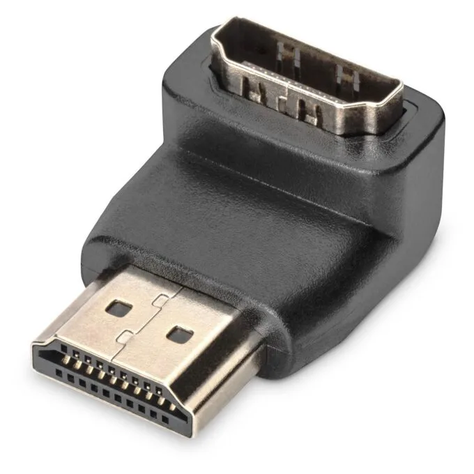 DIGITUS HDMI Adapter - 90° angled - Black — image 1