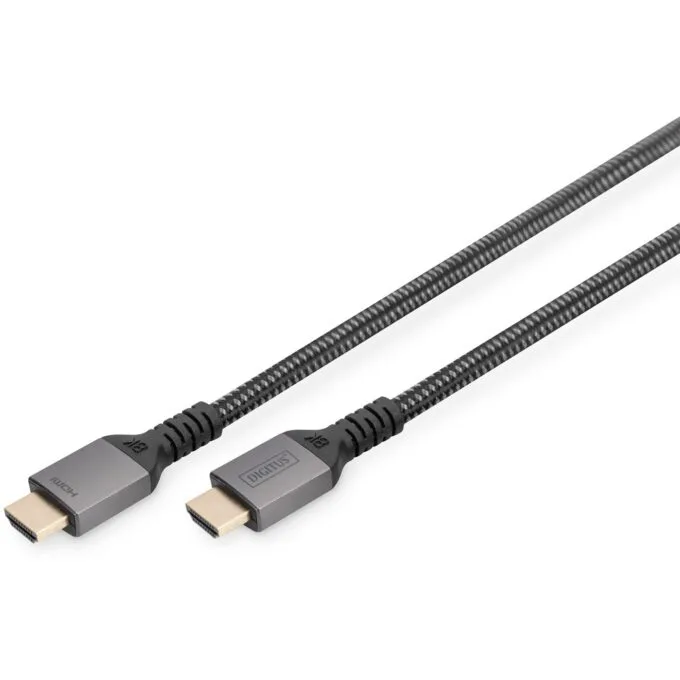 DIGITUS HDMI Cable Nylon Braided - 3 m - 8K60Hz, HDMI 2.1 Ultra High Speed — image 1