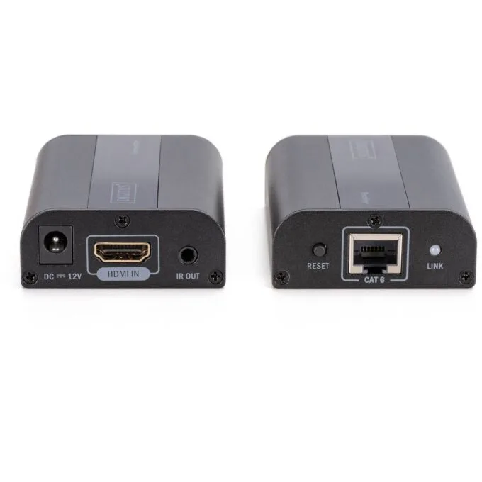 DIGITUS HDMI Extender Set Cat6/6a/7 - 4K 60Hz - Transmitter & Receiver - 70 m - Black — image 3