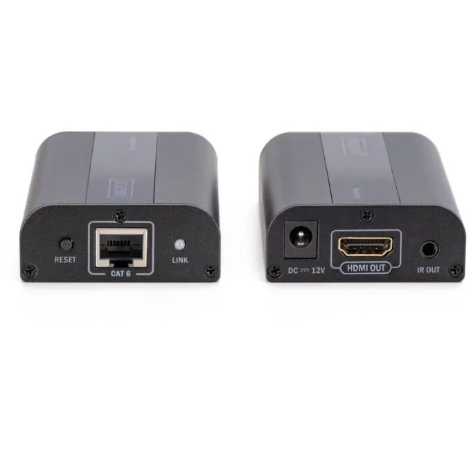 DIGITUS HDMI Extender Set Cat6/6a/7 - 4K 60Hz - Transmitter & Receiver - 70 m - Black — image 4