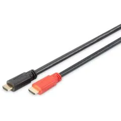 DIGITUS HDMI High Speed Cable with Amplifier - 20m.sw - Black