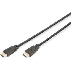 DIGITUS HDMI-Kabel A- to A, St St, 5.0 m, black, 4K