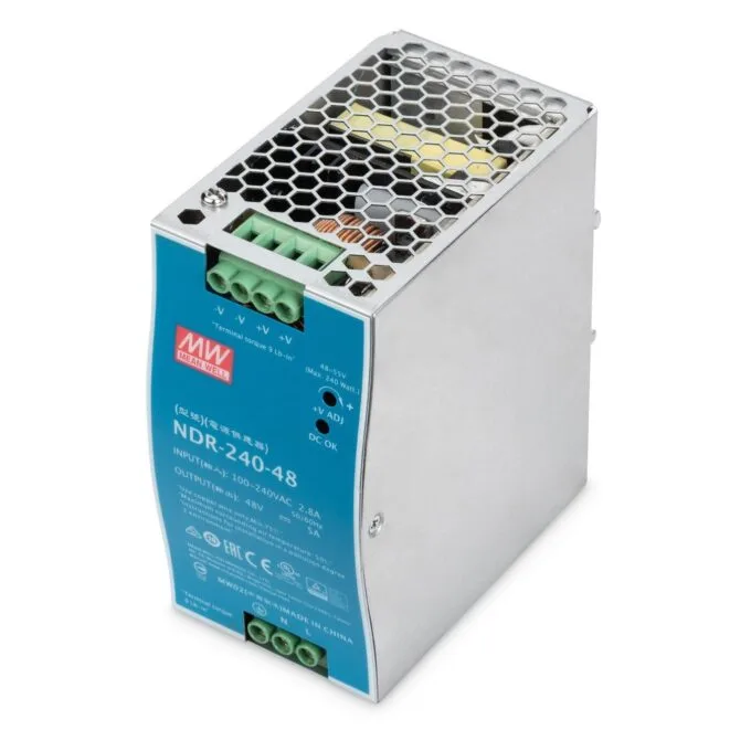 DIGITUS Industrial Power Supply - 48V DC 240W Metal Enclosure - Rack-Ready — image 1