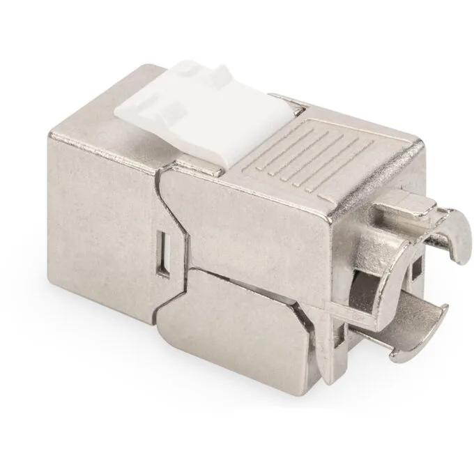 Digitus Keystone CAT6A RJ45 Jack - AWG 22-26 - 360° Tool-Free Mounting - Silver - 24-Pack — image 5