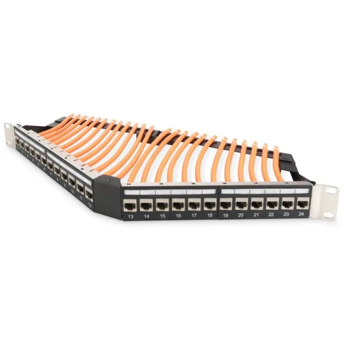 Digitus Keystone CAT6A RJ45 Jack - AWG 22-26 - 360° Tool-Free Mounting - Silver - 24-Pack — image 6