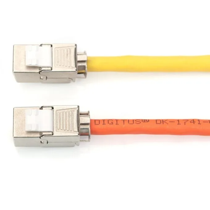 Digitus Keystone CAT6A RJ45 Jack - AWG 22-26 - 360° Tool-Free Mounting - Silver - 24-Pack — image 7