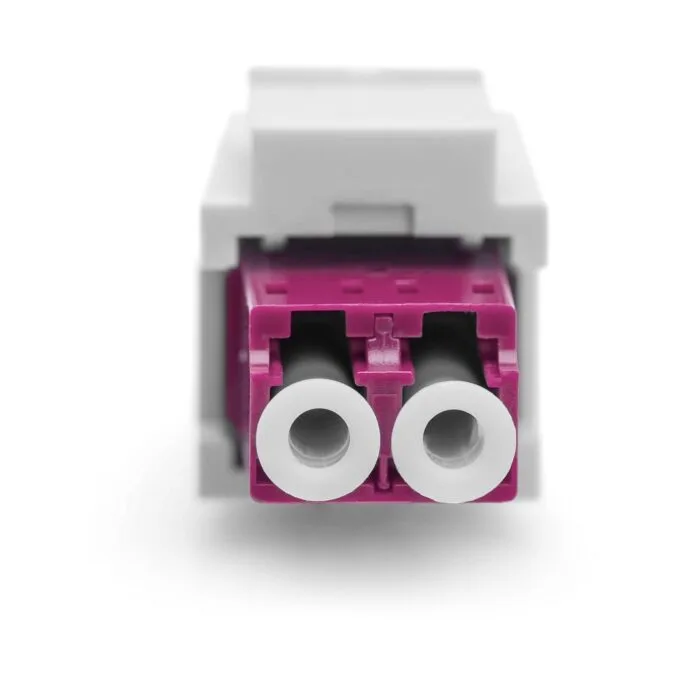 DIGITUS LC-LC Duplex Keystone Module, Multimode OM4 - OM4 multimode fiber, LC duplex keystone — image 2