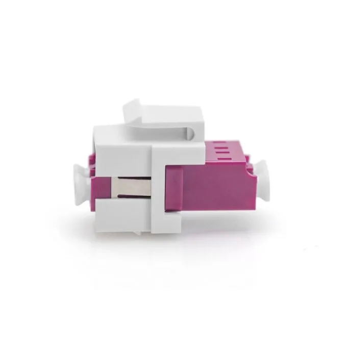 DIGITUS LC-LC Duplex Keystone Module, Multimode OM4 - OM4 multimode fiber, LC duplex keystone — image 3