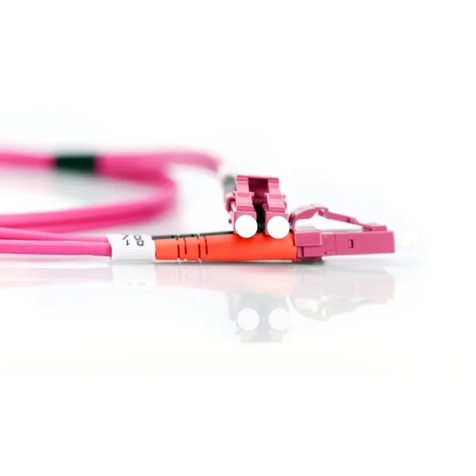 DIGITUS LC-LC Patch Cable - 7 m - OM4 Multimode Duplex, Violet — image 5