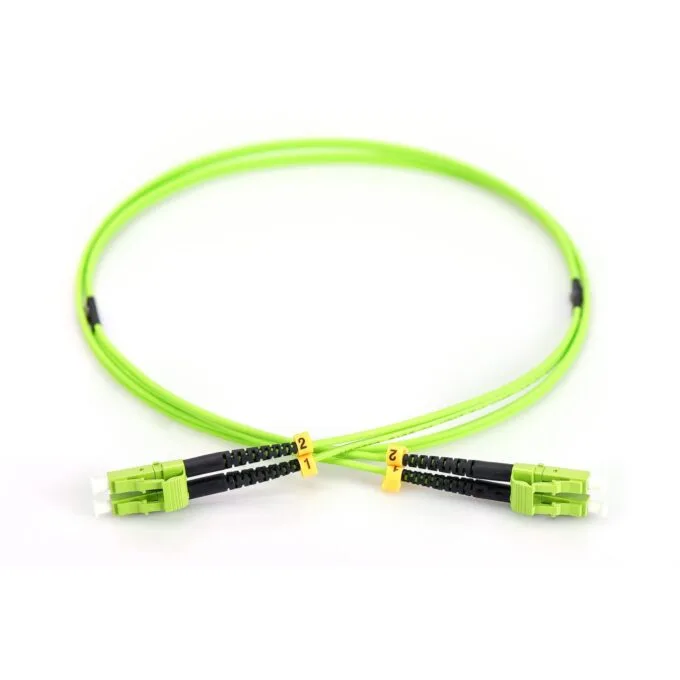DIGITUS LWL Patchkabel LC-LC - 2.00 m OM5 Multimode Duplex - Green — image 2