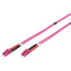 DIGITUS LWL Patchkabel LC-LC Duplex OM4 Multimode Fiber, 5.0 m