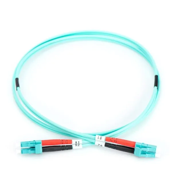 DIGITUS LWL Patchkabel LC to LC 10m OM3 Multimode Duplex Aqua — image 4