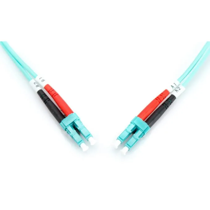 DIGITUS LWL Patchkabel LC to LC - OM3 Multimode, 5 m, Aqua — image 4