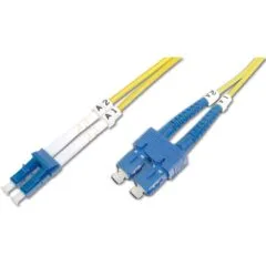 DIGITUS LWL Patchkabel LC - to SC 1.00m Singlemode Duplex OS2