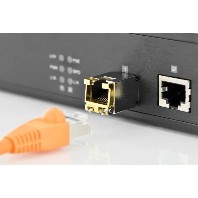 DIGITUS Mini GBIC Copper SFP Module - 10 Gbps RJ45 - MSA Compliant, Hot-Plug, 0-65°C — image 2