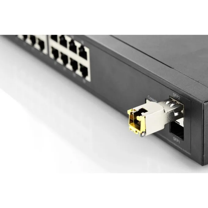 DIGITUS Mini GBIC Copper SFP Module - 10 Gbps RJ45 - MSA Compliant, Hot-Plug, 0-65°C — image 4