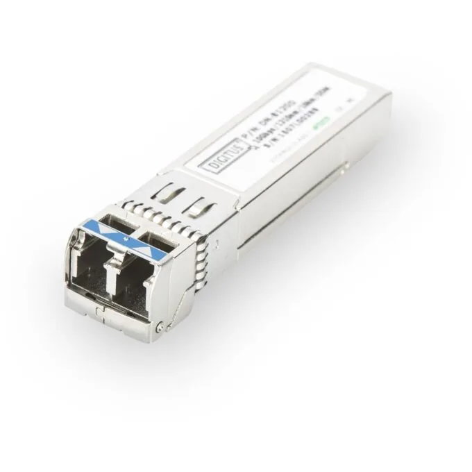 DIGITUS mini GBIC SFP Module - Silver - 10 Gbps, 0.3 km reach, DDM, LC, 850 nm — image 1