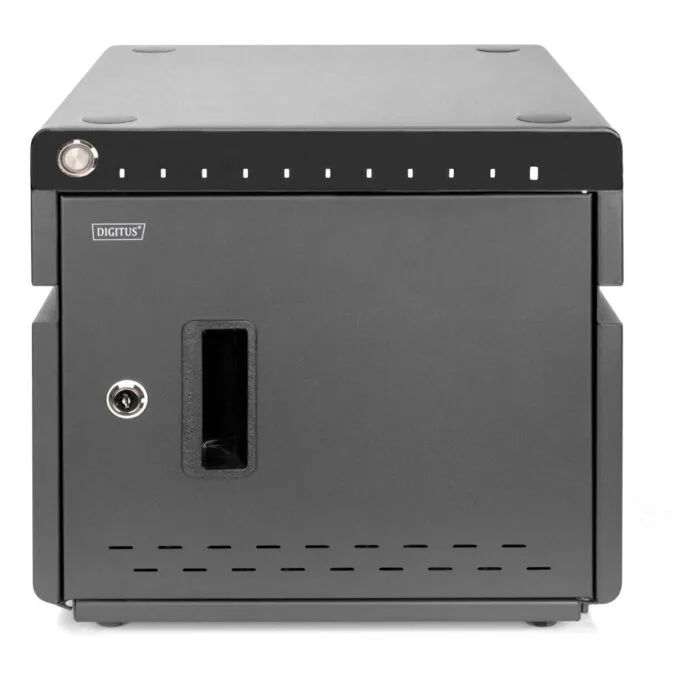 Digitus Mobile Desktop Charging Cabinet for 10 Notebooks/Tablets up to 14 in - USB-C 20W per device UV-C Disinfection - Black — image 6