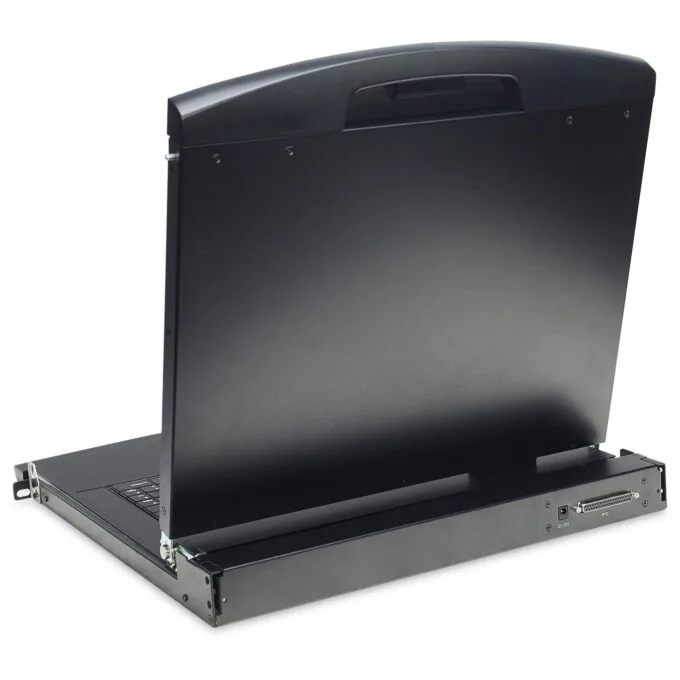 DIGITUS Modular Console 17" TFT - 17TFT.1-Port - Black, German Keyboard, 1-Port KVM & Touchpad — image 5