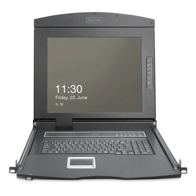 DIGITUS Modular Console 19'HD LCD, 8-port VGA KVM, German — image 8